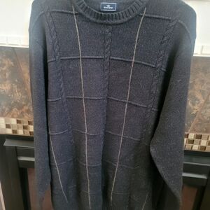 Dockers Men's Charcoal Crewneck Sweater